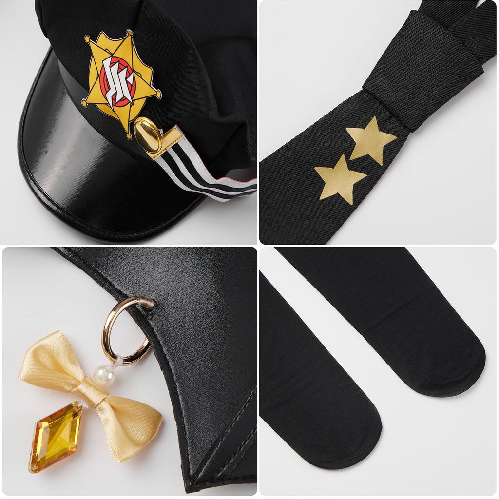 Kurodate Haruna Uniform Kurodate Haruna Combat Haruna High School Halloween JK Cultural School Festival [AwwwCos] 10-Piece Set, Uniform, Cosplay,