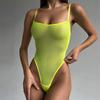 European and American Sexy Lingerie, Hot Bodysuit, Sensual Passion Sleepwear, Mesh Women's Bodycon Jumpsuit