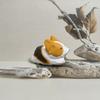 Wooden Cat And Corgi Handcrafted Figurine With Carving Art For Gift Giving And Home Decor