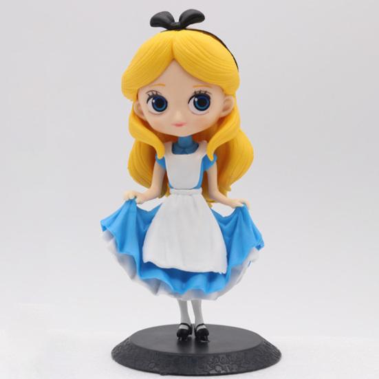 Action Figure Skin-friendly Exquisite Craft PVC Disney Princess Figurine Model Statue for Children