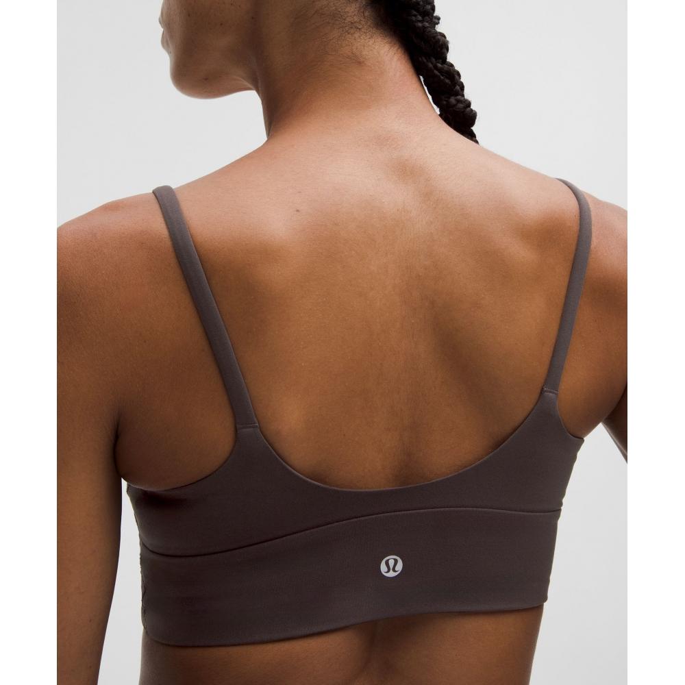 Lululemon Focuser Scoop Neck BrA Nulu  Light Support  A B Cup sequoiA
