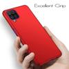 Protective Case - PROSHOP - for Samsung Galaxy A12 - Flexible - Red - 2 Tempered Glass Included