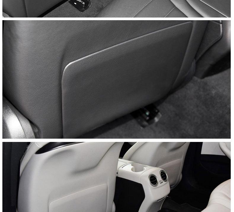 Mercedes-Benz E, C, GLC, and CLS-Class Seat Back Storage Organizer Clip W205 Rear Cover Plate.