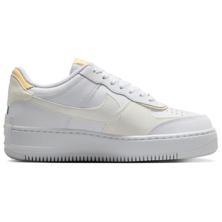 Nike Air Force1 Shadow Abrasion Resistant Low Top Skateboard Shoes Women's White Sneakers CI0919-122