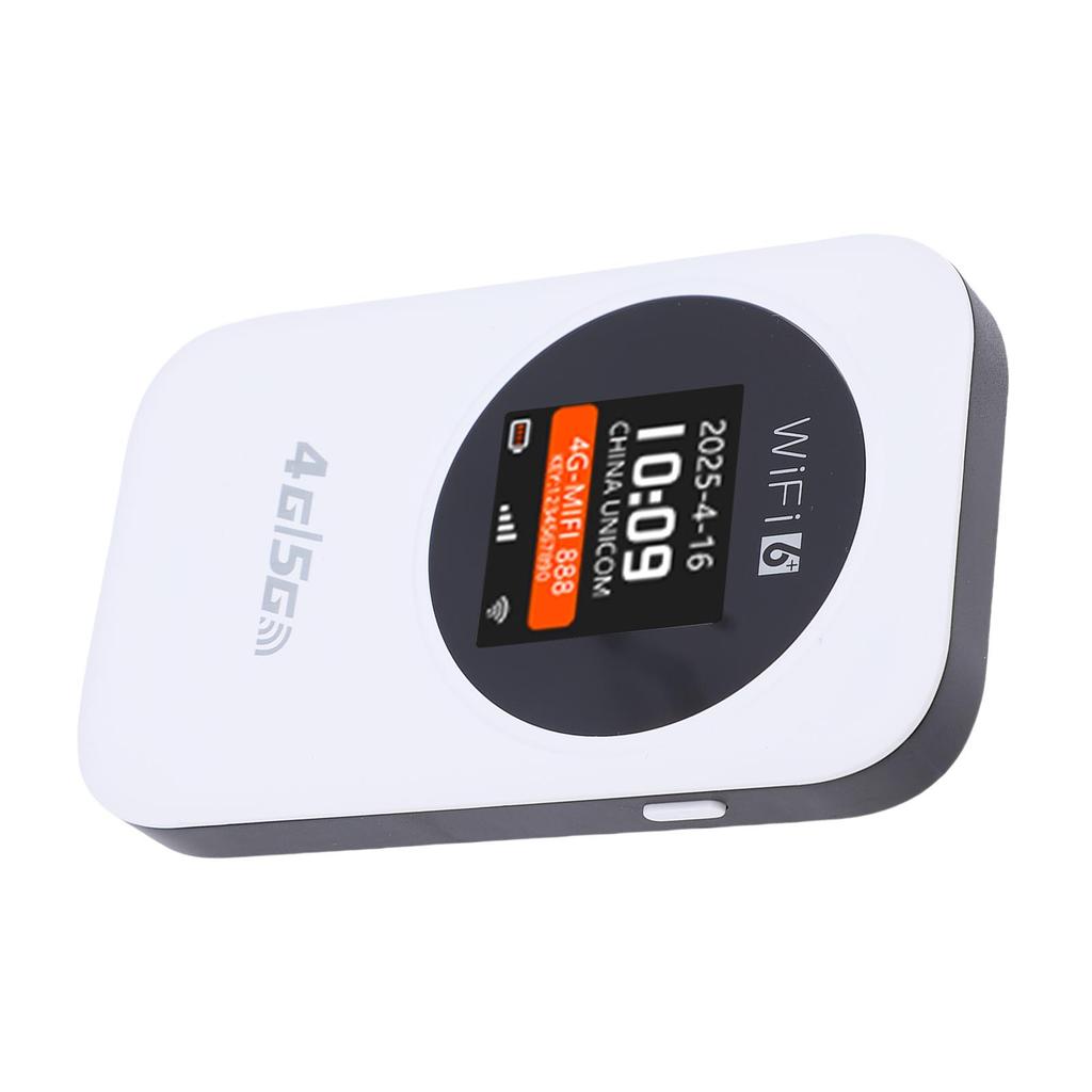 Portable 4G WiFi Router Mobile Wireless Hotspot for Travel Camping Hotel LCD Display 3000mAh Battery Support SIM Card Asian Version