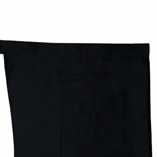 Sentsuki Black Apron with Towel Loop, Perfect for Chefs, Salons, and Commercial Use, 55cm Long, Suitable for Towel Racks In the Kitchen and Food Servi