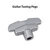 6 stücke Gitarren-stimmwirbel Zinklegierung T-förmige Knöpfe Tasten Tuner Mechaniken Knöpfe mit Schraubensatz