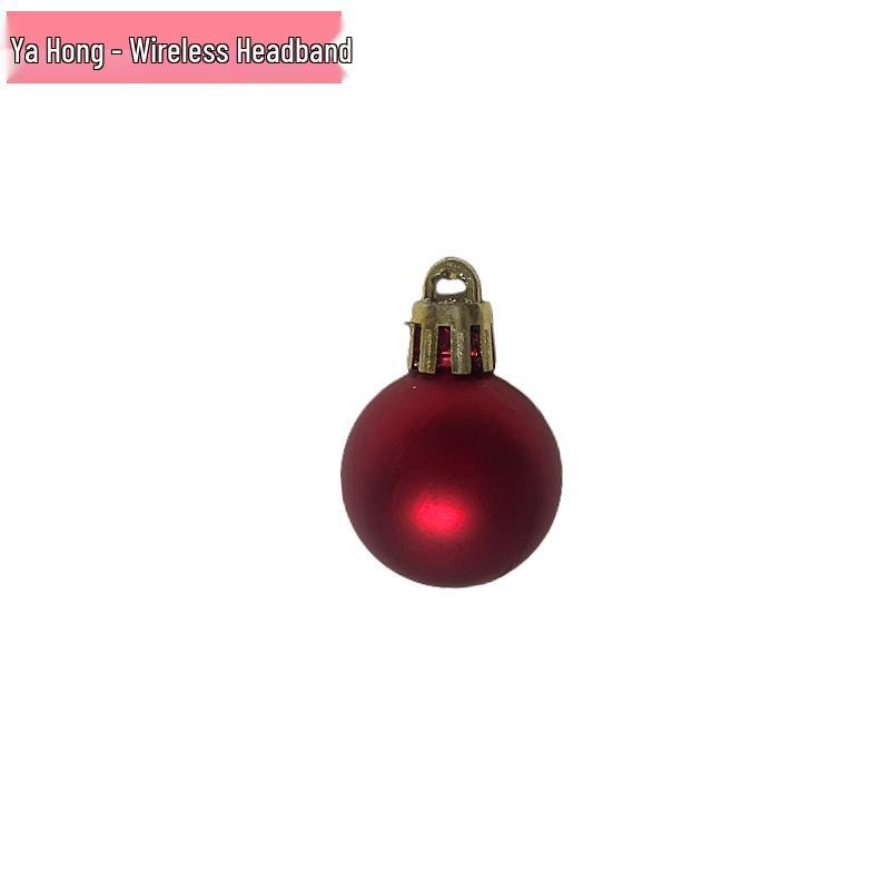 Electroplated 2/2.5cm PS Plastic Christmas Decorative Balls - Shiny & Matte Festive Hanging Ornaments