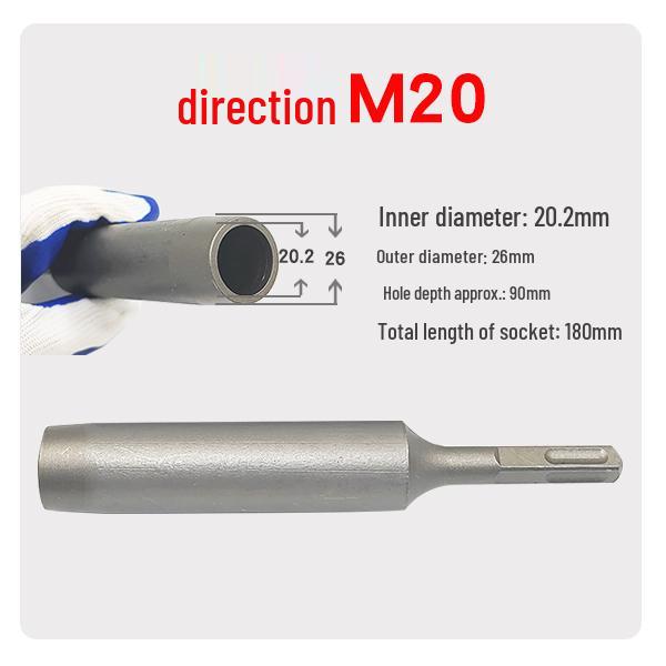 Square Shank Impact Drill & Hammer Anchor Bolt Expansion Sleeve