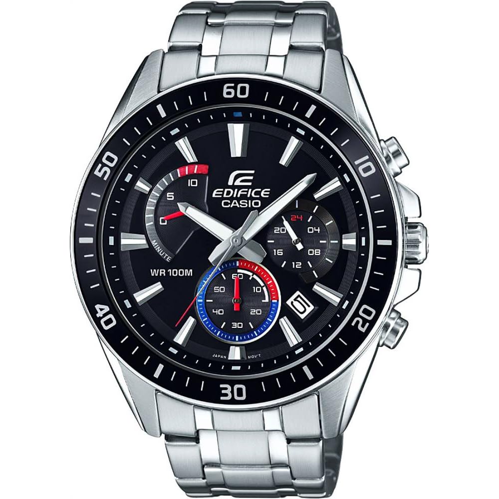 Casio Edifice EFR-552D-1A3 Men s Chronograph Watch 100m Water Resistant Stainless Steel