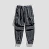 New Men's Trendy Japanese-style Jogger Cargo Pants, Stretchy Casual Sports for Outings