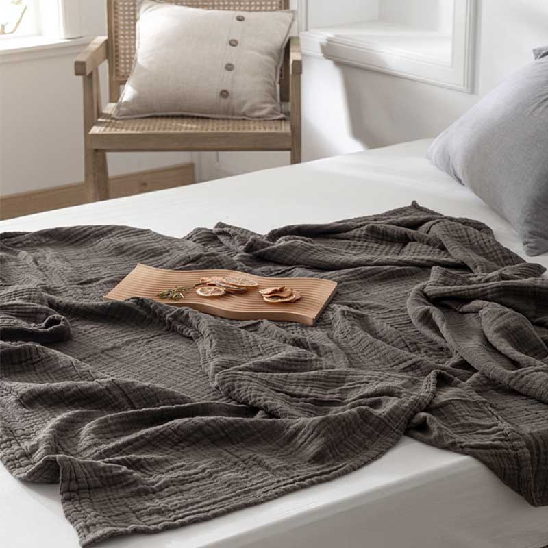 Japan Quality Thin Cotton Gauze Blanket Air Conditioning Room Blankets For Bed Sofa King Queen Quilt Muslin Super Soft Bedspread
