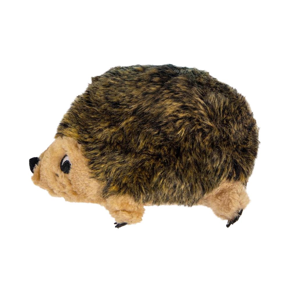 Eco-friendly Lifelike Waterproof Hedgehogz Plush Dog Toy Medium Polyester темно-коричневого