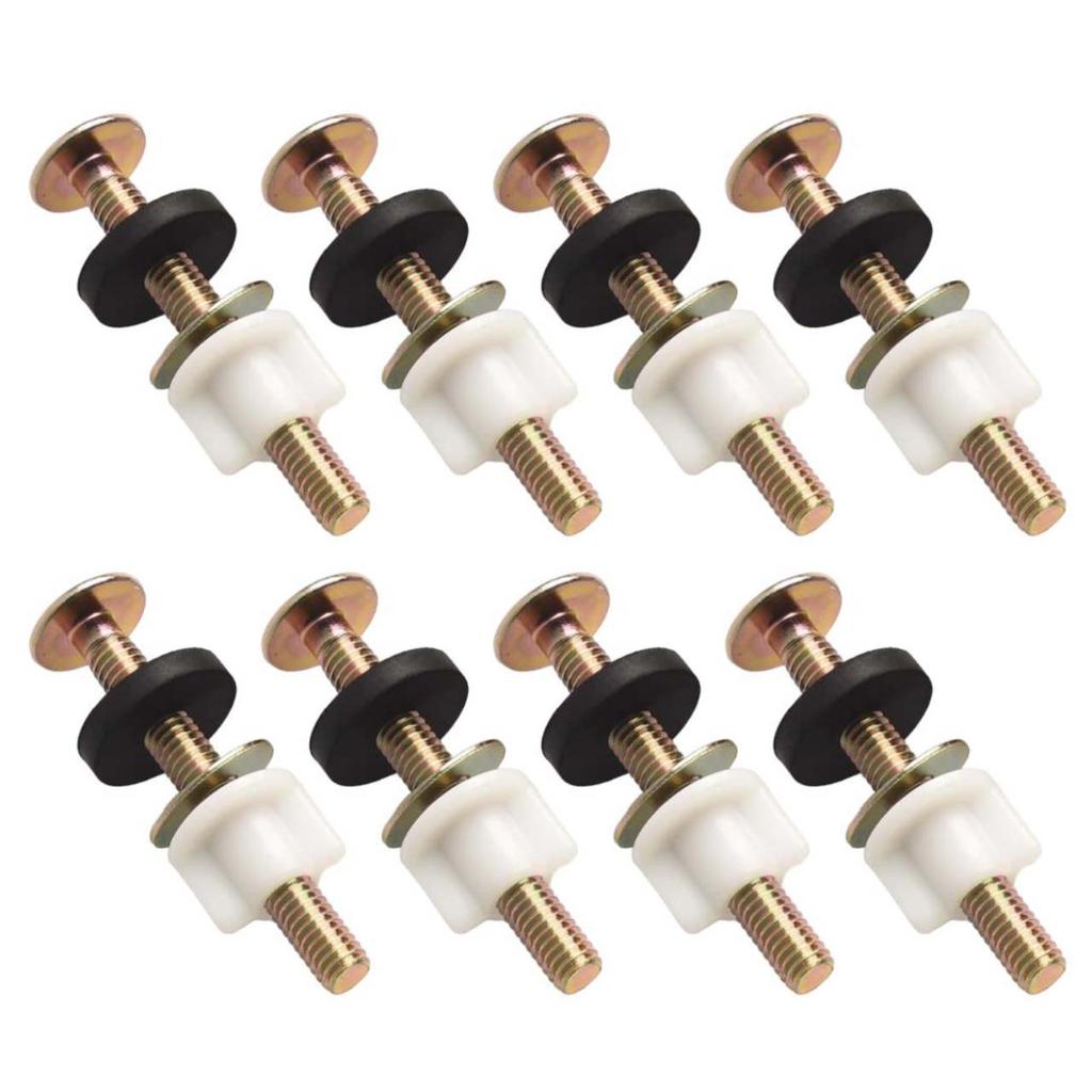 Toilet Seat Screw Set Hinge Bolts Replacement Toilet Seat Bolt Plastic Nuts