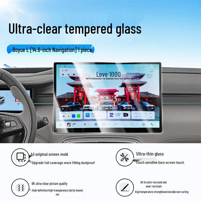 HD Screen Protector for Geely Boyue L Console (25-26 Models)