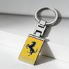 F-Ferrari-F Metal Car Keychain Pendant Buckle Keyring Key Chain Gift For Ferrari F1 F80 SF90 Stradale SF90Spider 296 GTB 488 GTS