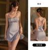 Women's Heart Cup Padded Flutter Sleeve Cami Sleep Dress with Robe Lounge Set