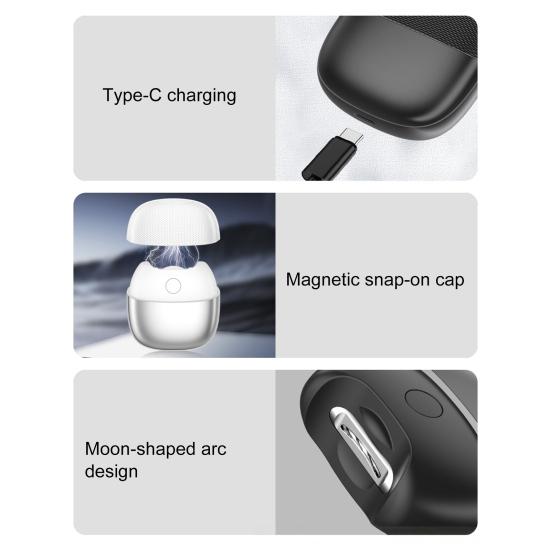 Electric Nail Trimmer Polisher Portable Automatic Nail Clipper with LED Light Kids Adults Seniors