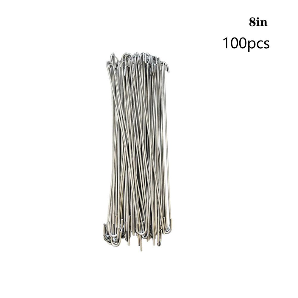 Стяжки для огорожі для собак Стяжки для огорожі 11 калібру Ремонт огорожі Упаковка 100 штук Стяжок для огорожі для садів Стяжки для огорожі 100 штук в упаковці