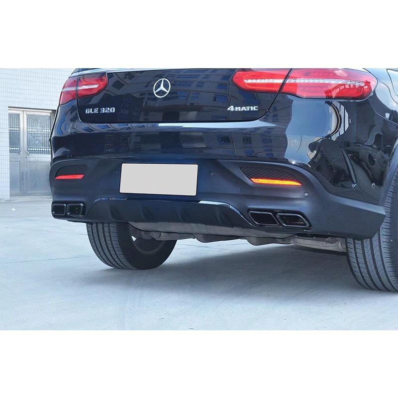 16-19 Mercedes-Benz GLE Coupe AMG GLE63 Rear Lip Dual Exhaust Tailpipe