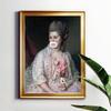 Fuuny Bubblegum Woman Portrait Prints Quirky Feminist Print Canvas Painting Altered Renaissance Portrait Art Canvas Painting