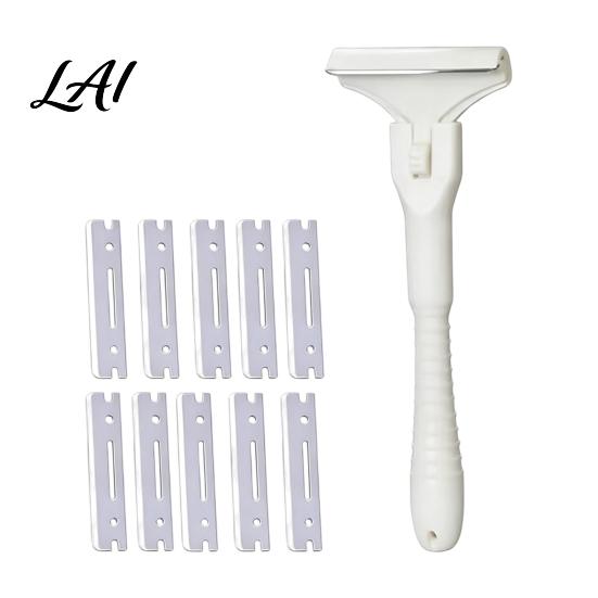 Stainless Steel Blade Pig Hair Removal Tool T-Shaped Handle Scraper Fat Tool Easy for Meat Processing And Scraping Pork Skin Cleaner