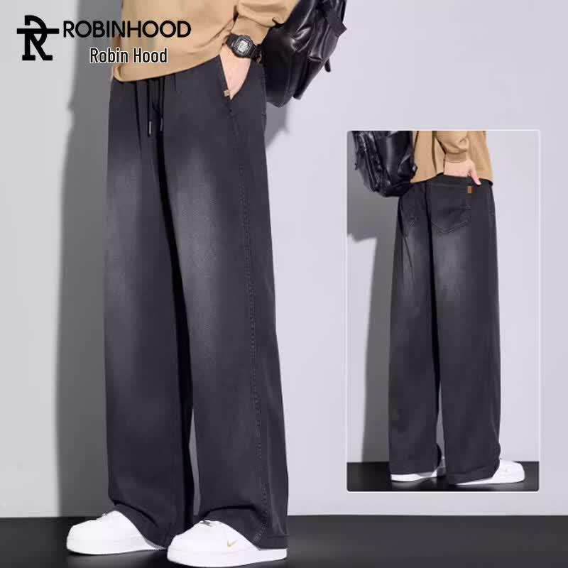 ROBINHOOD Men s Tencel Loose Straight Fit Jeans M