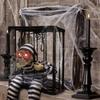 with Cage Halloween Talk Ghost Flashing Light Sound Doll  Haunted House Horror Party Props
