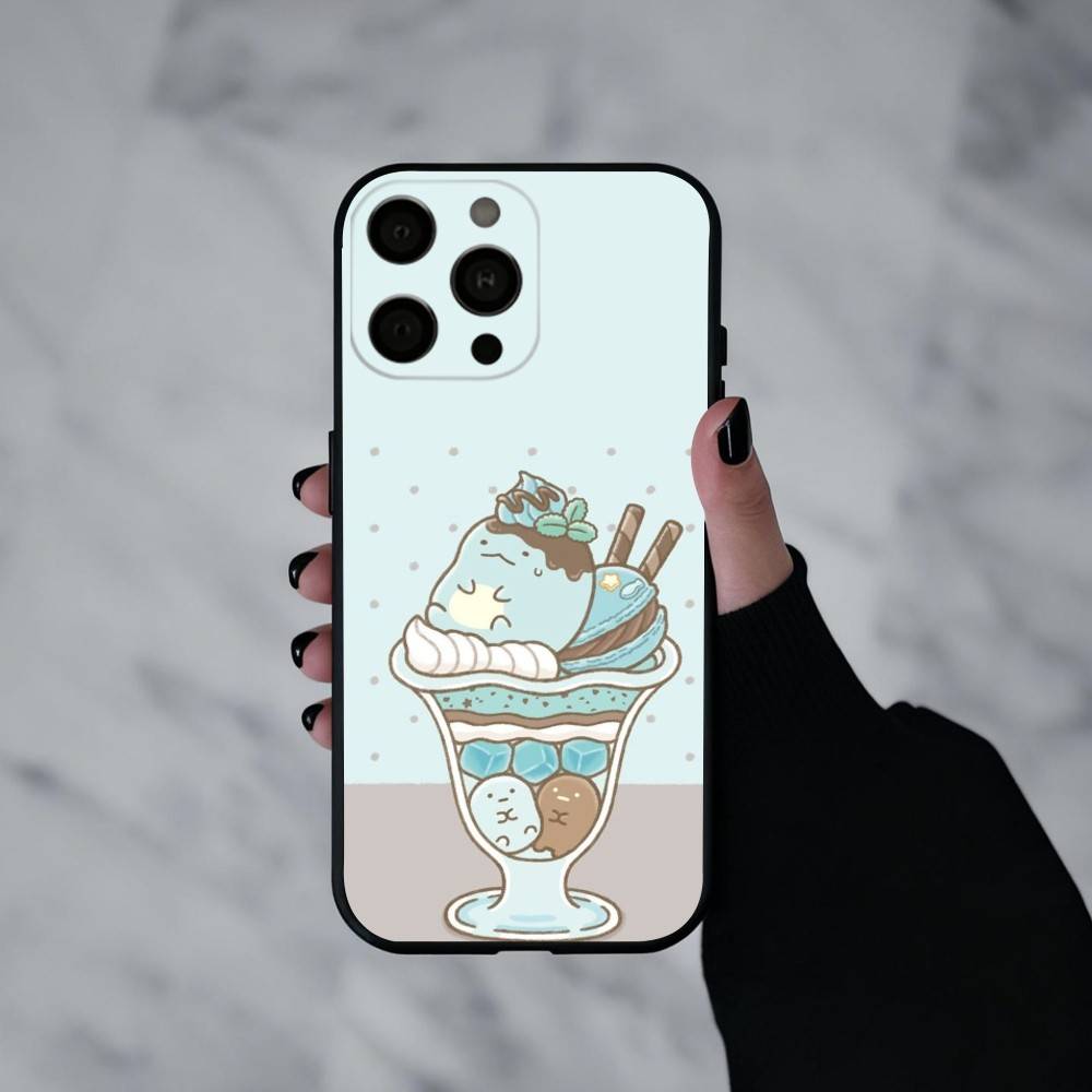 

S-Sumikko Anime G-Gurashi-I Phone Case Silicone Soft For IPhone 17pro 16 15 14 13 12 11 X XR Plus Pro Max Plus iPhone12