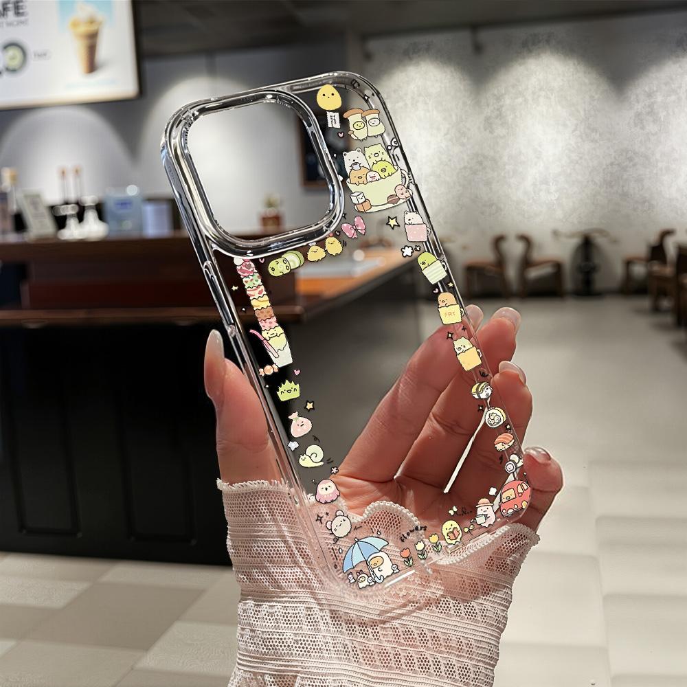 Acrylic Phone Case for iPhone 11 12 13 14 Pro 12 14 16 Pro Max for Samsung A16 A36 A56 S24 FE High-quality Painted Anti-fall Mobile Phone Case