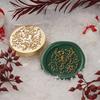 MY# Christmas Art Seal Head Ornamental DIY Craft Supplies for Packaging Scrapboo
