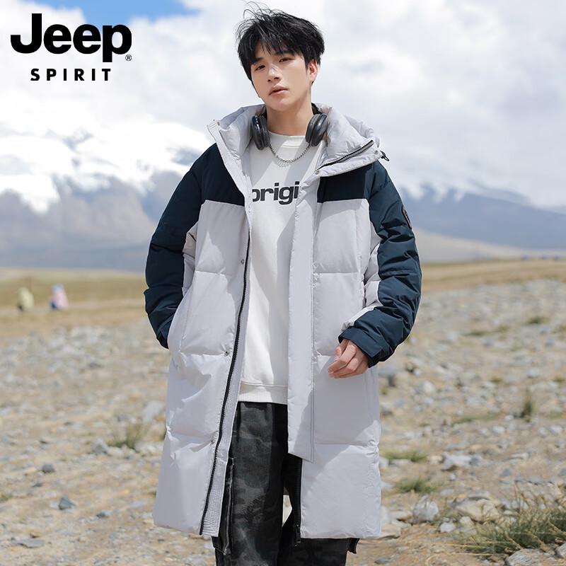 JEEP SPIRIT Унисекс Зимняя водоотталкивающая парка средней длины с капюшоном 2XL