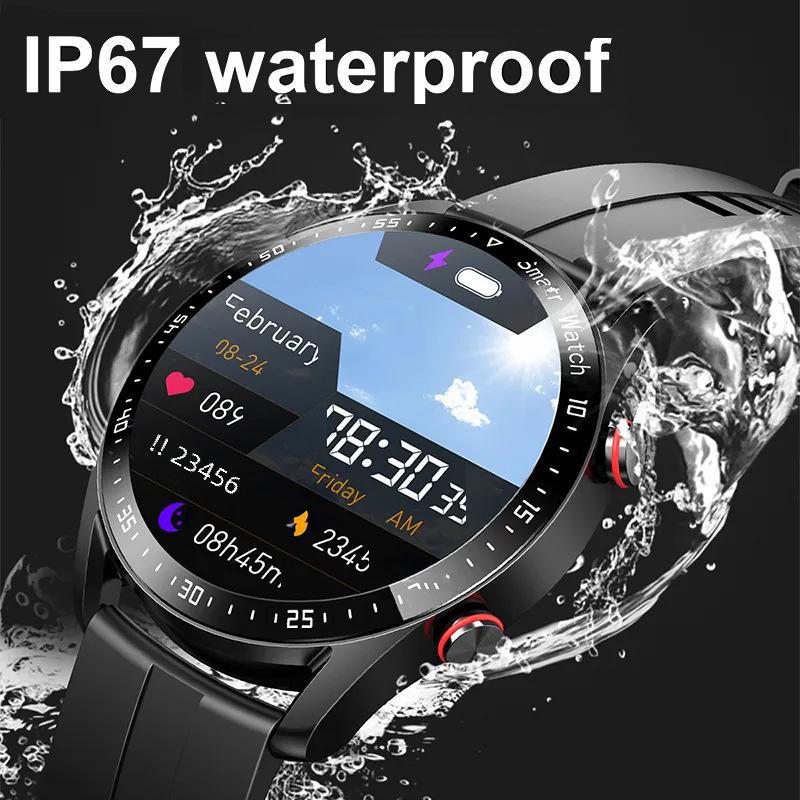 HW20 Smartwatch: ECG & PPG, Stainless Steel, Bluetooth Calls, Sports & Fitness, Waterproof