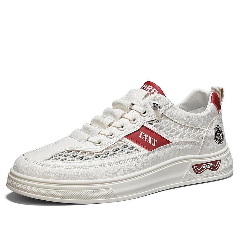 

Board shoes men s new summer mesh breathable casual shoes trendy little white shoes low-top foot sneakers men s shoes 44
