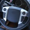 For Land Rover Discovery 4 LR4 For RR Sport 10-13 For Freelander 2 2013-2015 Steering Wheel Cover Trim Stickers  Car Accessories