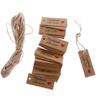100 Vintage Kraft Paper HANDMADE WITH LOVE Gift Tags Wedding Favors Labels
