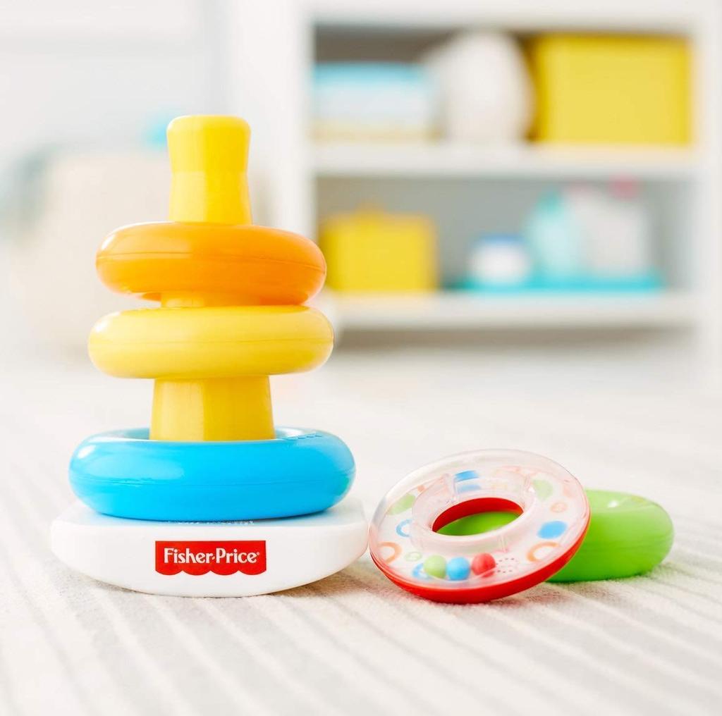 Brilliant Basic Swinging Tower Educational Building Educational Finger N8248 Fisher-Price (Ages 6-36 Months, Baby, Toddler, Child, Toy, Shape-Matching
