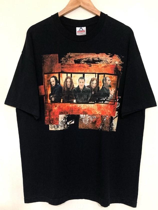 Korn Vintage T-Shirt – Nu Metal Band Tee Rock Graphic Shirt Reprint All Size S