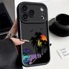 Custodia Creativa con Motivo Tramonto Cocco per iPhone 17 Pro Max 17e 16e Cover Bumper Morbida in Silicone Antiurto per iPhone 16 15 14 13 Pro Max 11