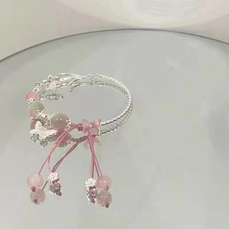 Handmade Lighthued Exquisite Bamboo Knot Bracelet Unique New Trend Chinese