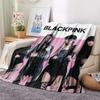 1pz Coperta in Flanella con Stampa BLACKPINK, Alta Qualità per Tutte le Stagioni, Arredamento per la Casa, Calore e Comfort, Perfetta per Regali di Natale