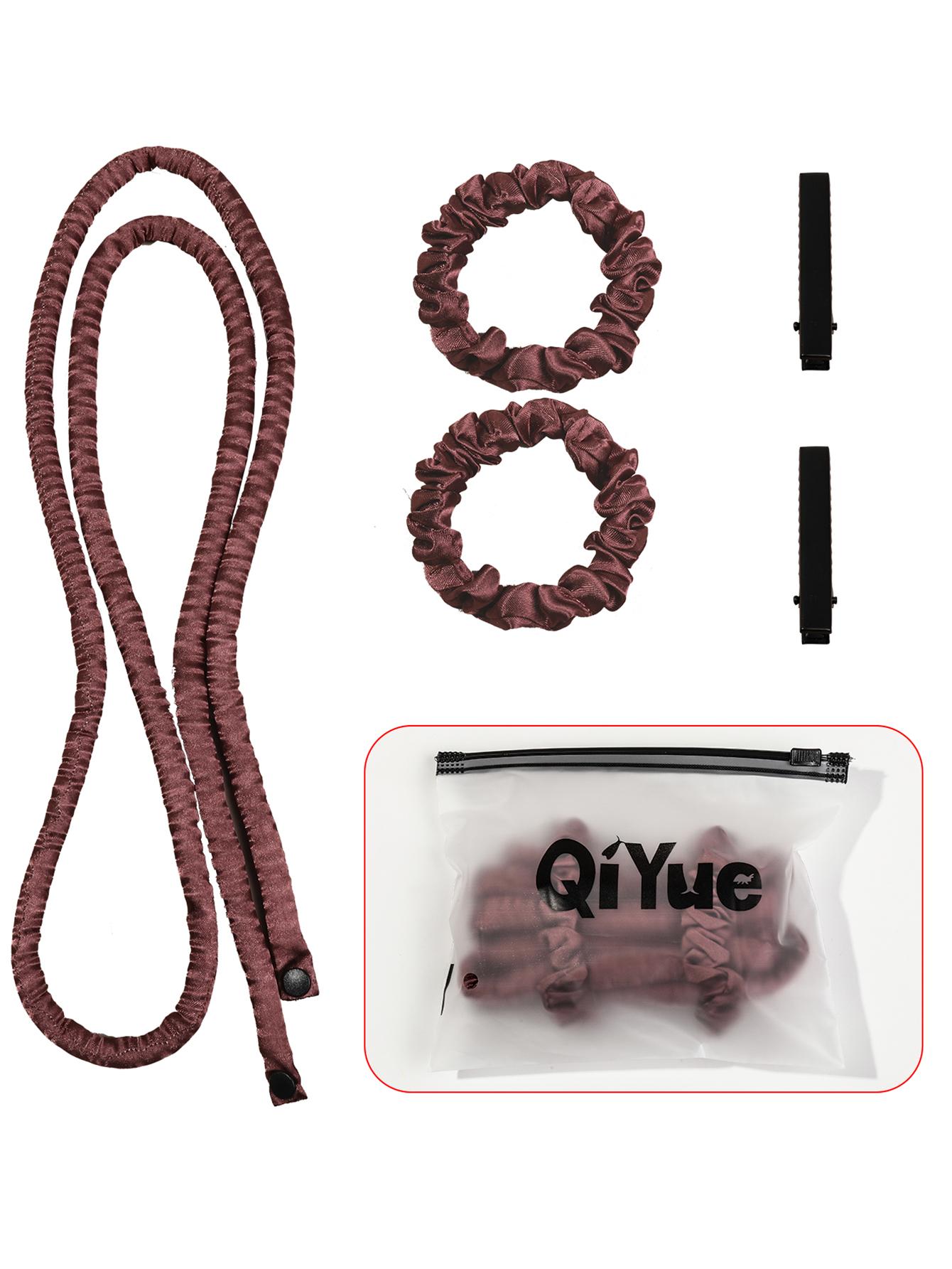 

5 шт. Щипцы для завивки волос без нагрева, атласные щипцы для завивки без нагрева, бигуди из поролоновой губки для длинных волос, для ухода за волосами, инструменты для укладки