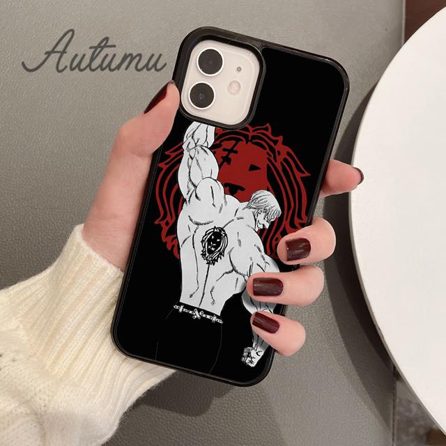 

Чехол для телефона Escanor Ban Seven Deadly Sins для iPhone 11 12 13 14 Pro Max mini XR XS SE 2020 7 8 Plus Samsung S21 S22 Samsung S22ultra