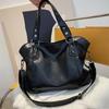 Große Tragetasche für Damen 2025 Neu im Modedesign Hohe Kapazität Leder Schulter-Seitentasche Damen-Shopper Handtaschen Geldbörse