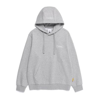 N251Uhd910 Paul Haas Small Logo Regular Fit Hoodie Sweatshirt M/Grey