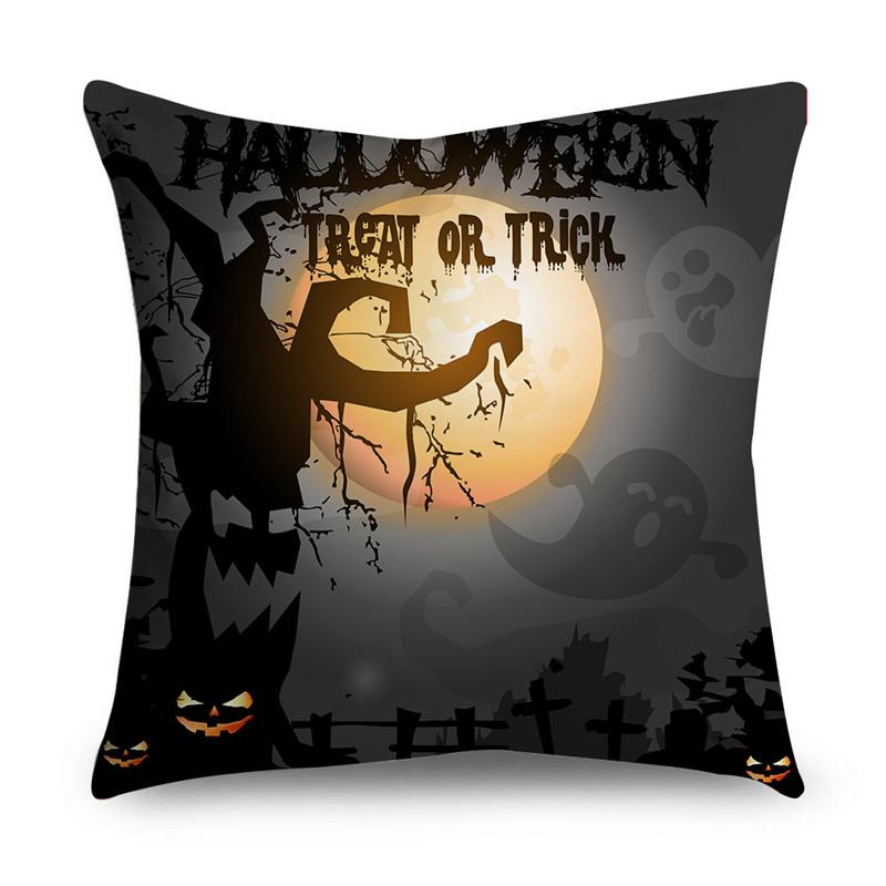 Halloween Easter Printed Pattern Cushion Cover for Home Living Room Sofa Decoration Throw Pillow Pillowcase