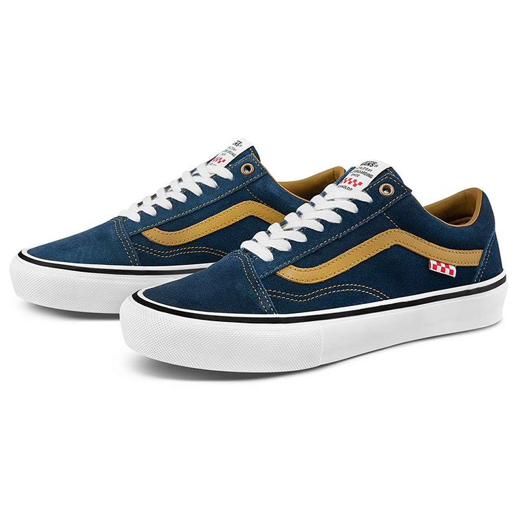 Old Skool Dane Reynolds X Old Skool Skate Vans 'Navy Golden Brown' VN0A5FCB9CV