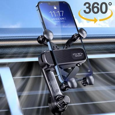 Car Gravity  Phone Holder Air Vent Mount 360° Rotation Stand GPS Navigation Support Mount for Iphone Xiaomi Samsung