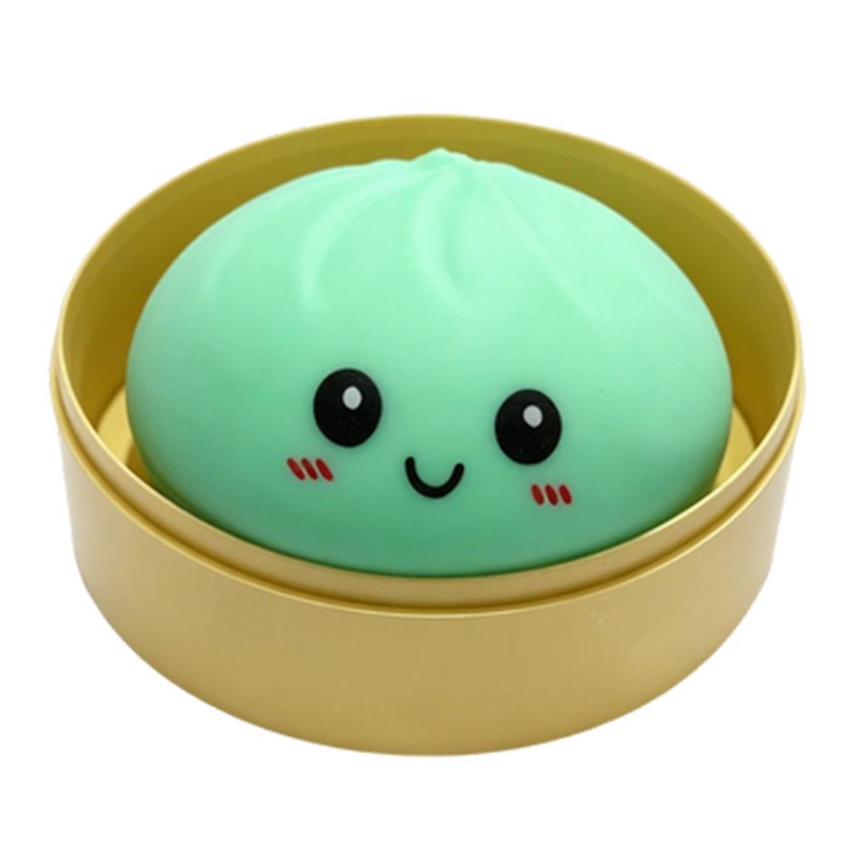 1-4pcs Colorful Simulated Dumpling Squishy Relaxing  Antistress Enhance Happiness Rebound Squeeze  Toy