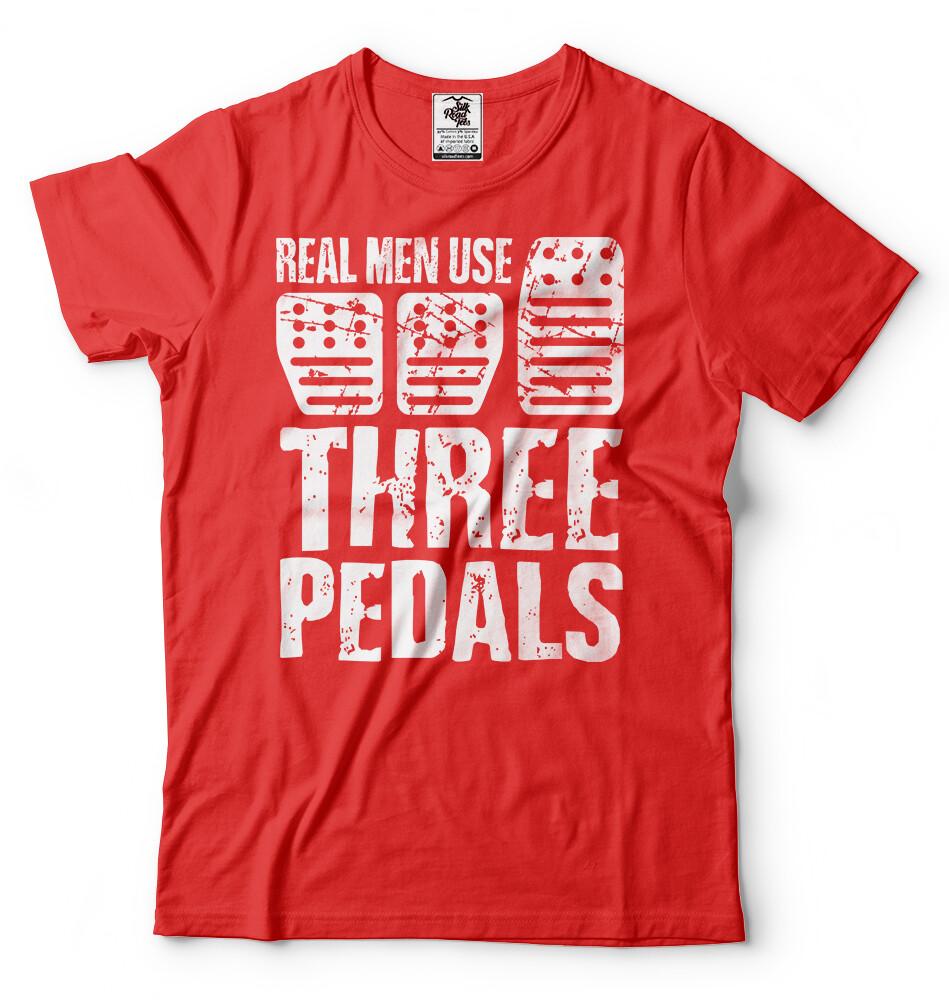 Mens Car Enthusiast T shirt Funny Auto Racing Mechanic Manual Shift Shirt M